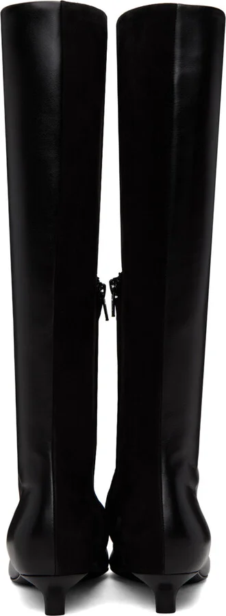 TOTEME Black 'The Slim' Boots - Image 2