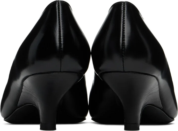 TOTEME Black 'The Wedge' Heels - Image 2