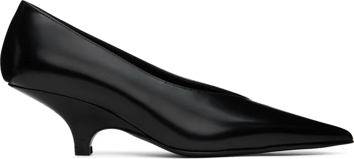 TOTEME Black 'The Wedge' Heels