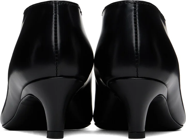 TOTEME Black 'The Wide Shaft' Boots - Image 2
