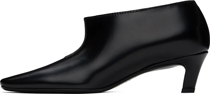 TOTEME Black 'The Wide Shaft' Boots - Image 3
