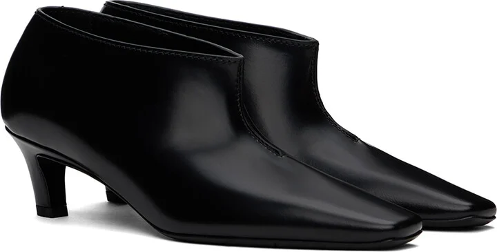 TOTEME Black 'The Wide Shaft' Boots - Image 4