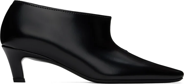 TOTEME Black 'The Wide Shaft' Boots