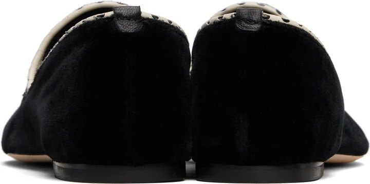 TOTEME Black Velvet Venetian Slippers - Image 2