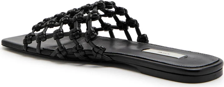 Toteme Braided Leather Sliders - Image 2