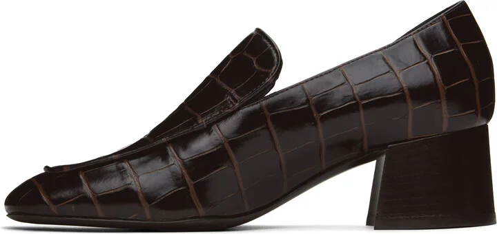 TOTEME Brown Block-Heel Heels - Image 3