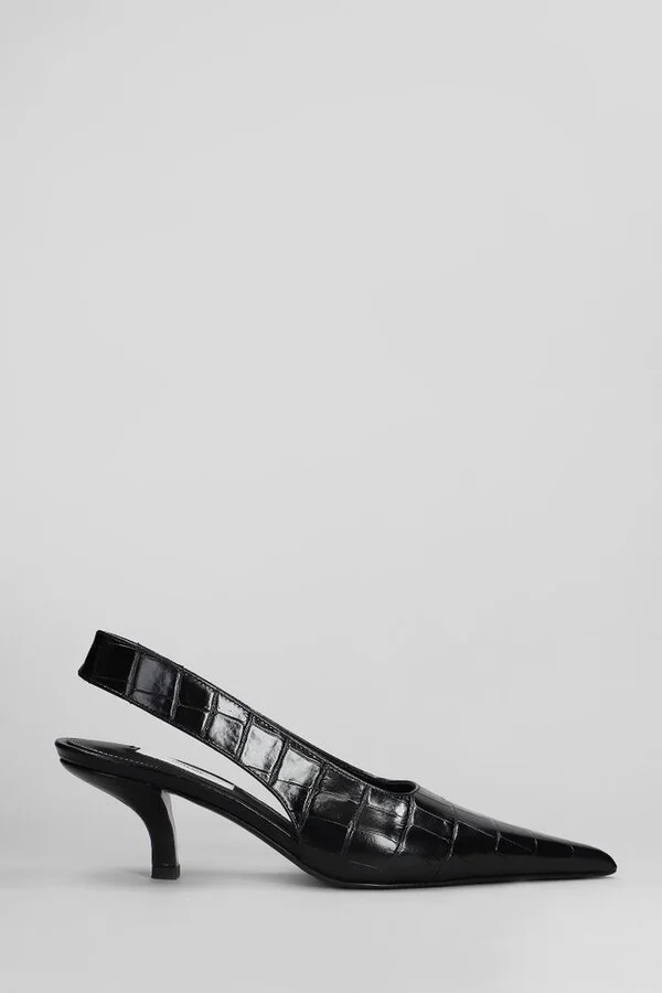 Totême Classic Embossed Slingbacks