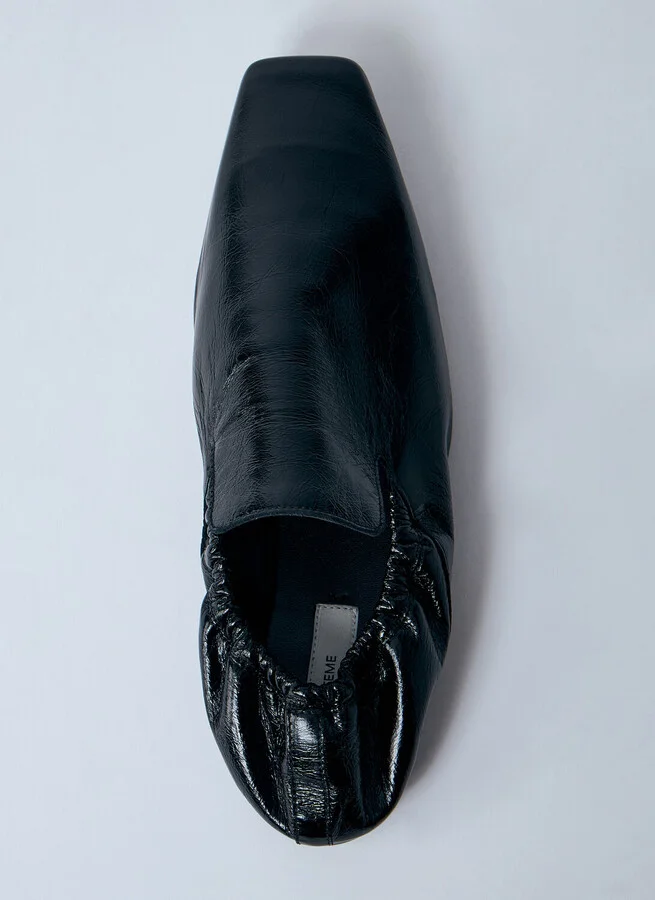 TOTEME Elastic Leather Loafers - Woman Loafers Black Eu - 41 - Image 6