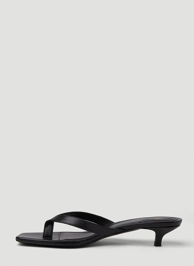 TOTEME Flip Flop Kitten Heels - Woman Sandals Black Eu - 37 - Image 3