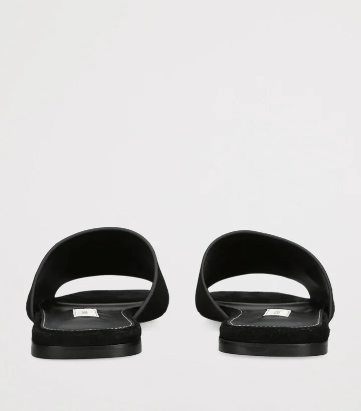 Totême Leather Bandeau Slides - Image 2