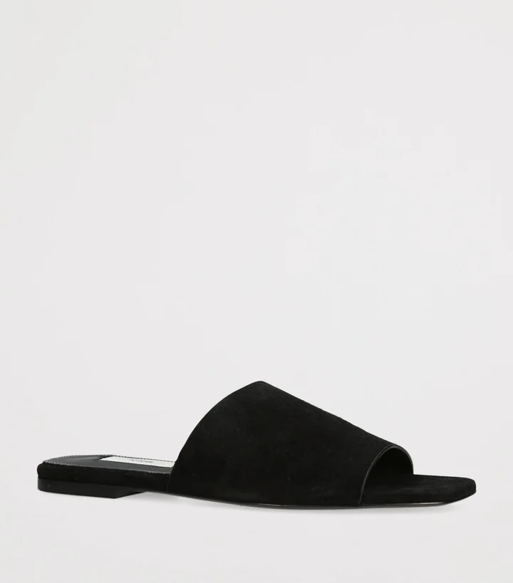 Totême Leather Bandeau Slides - Image 3
