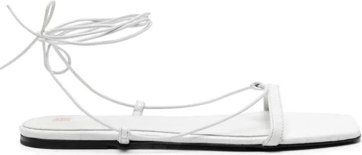 TOTEME Leather Flat Sandals