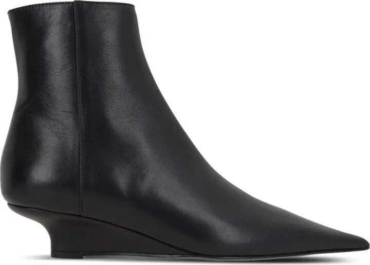 TOTEME Leather Heel Boots