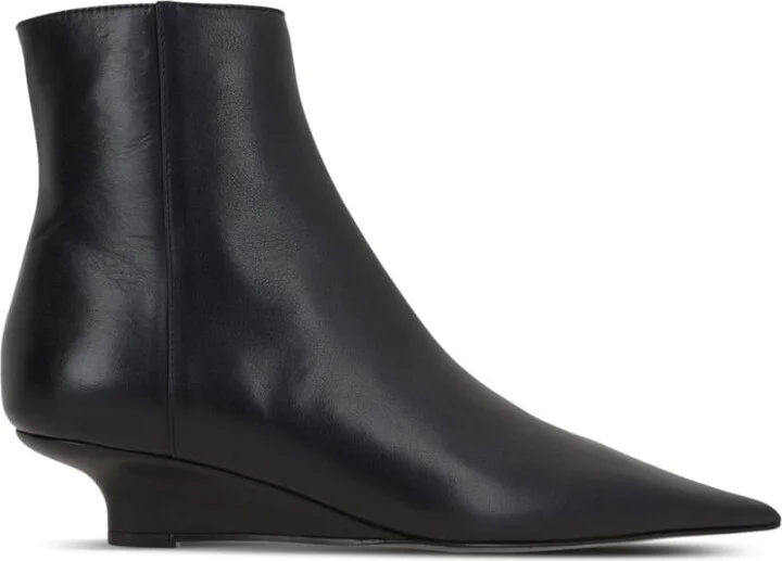 TOTEME Leather Heel Boots