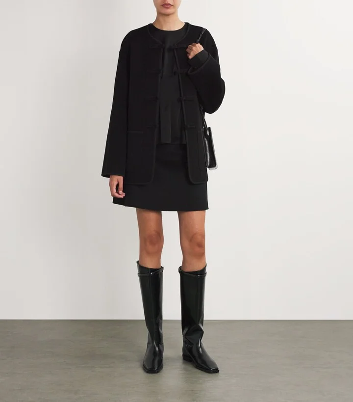 Totême Leather Riding Boots - Image 4