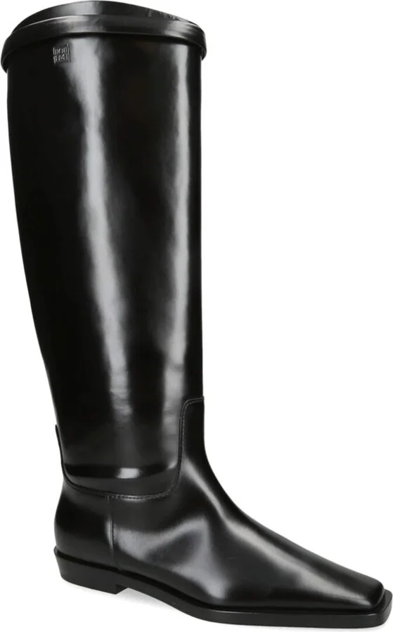 Totême Leather Riding Boots - Image 5