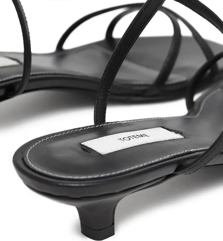 TOTEME Leather Sandals - Image 3