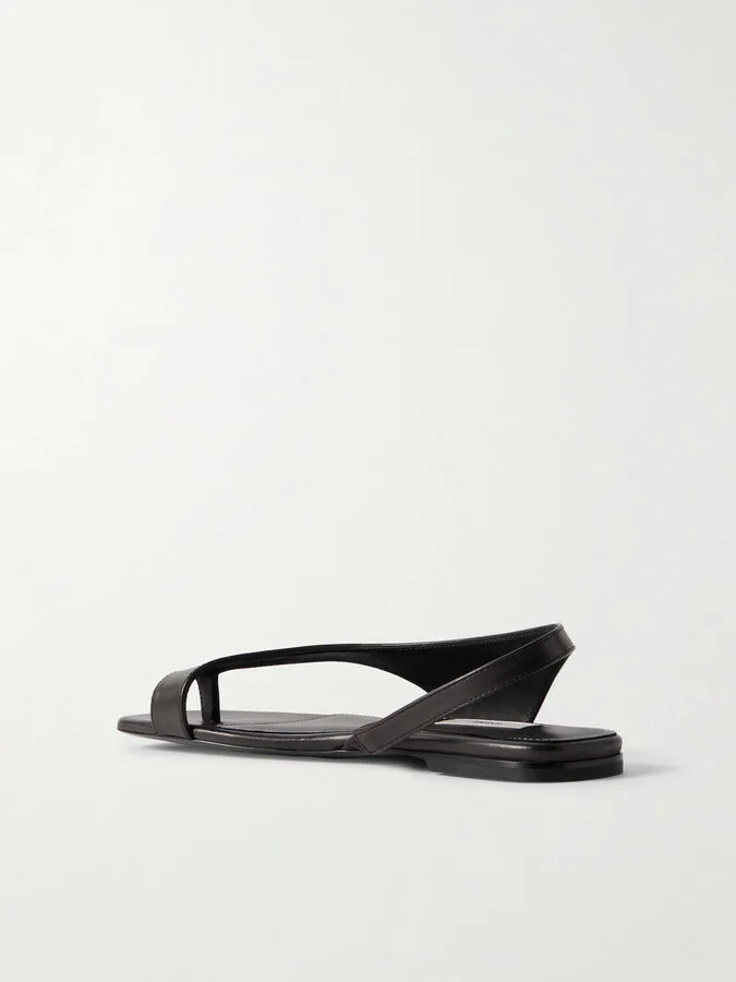 TOTEME - Leather Sandals - Brown - Image 3