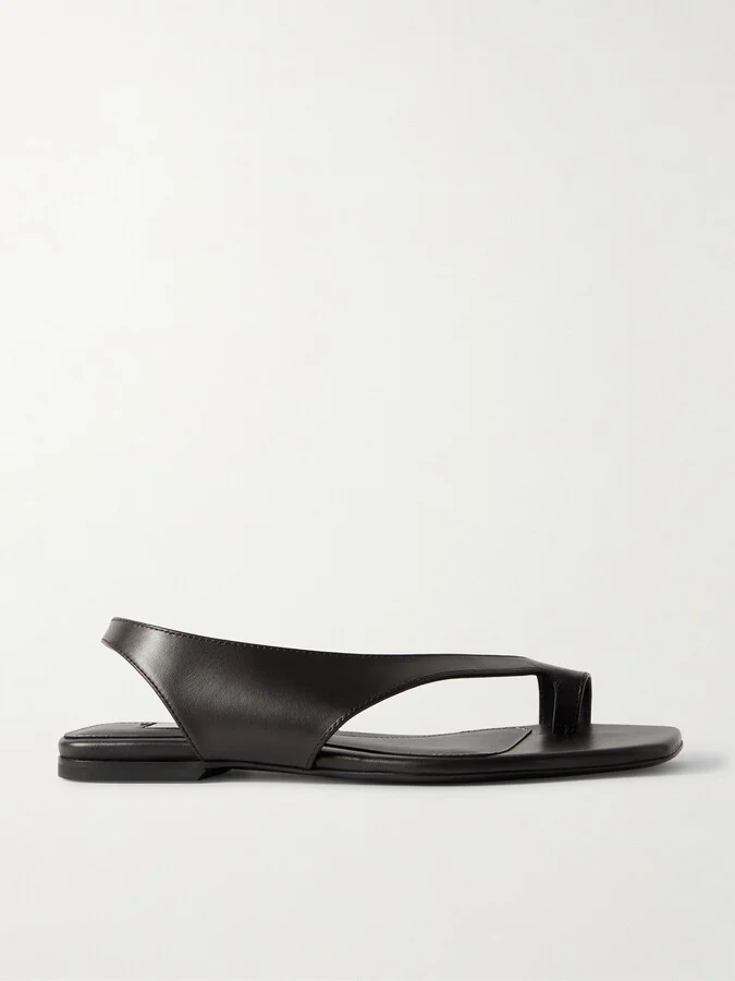 TOTEME - Leather Sandals - Brown