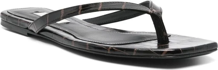 TOTEME Leather Thong Sandals - Image 2