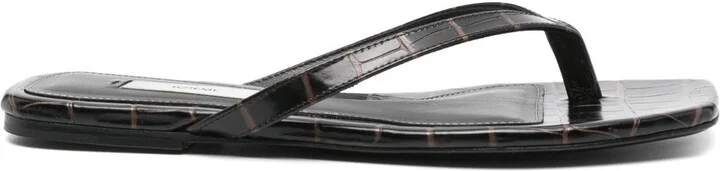 TOTEME Leather Thong Sandals