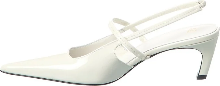 Toteme Logo Patent Slingback Pump - Image 2
