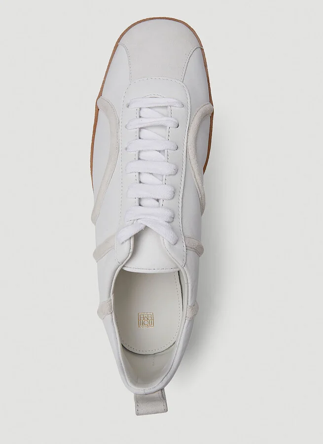TOTEME Logo Sneakers - Woman Sneakers White Eu - 36 - Image 7