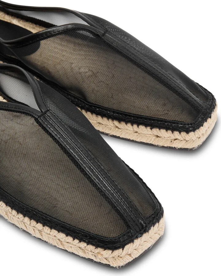 Toteme Mesh Mule Espadrilles - Image 3