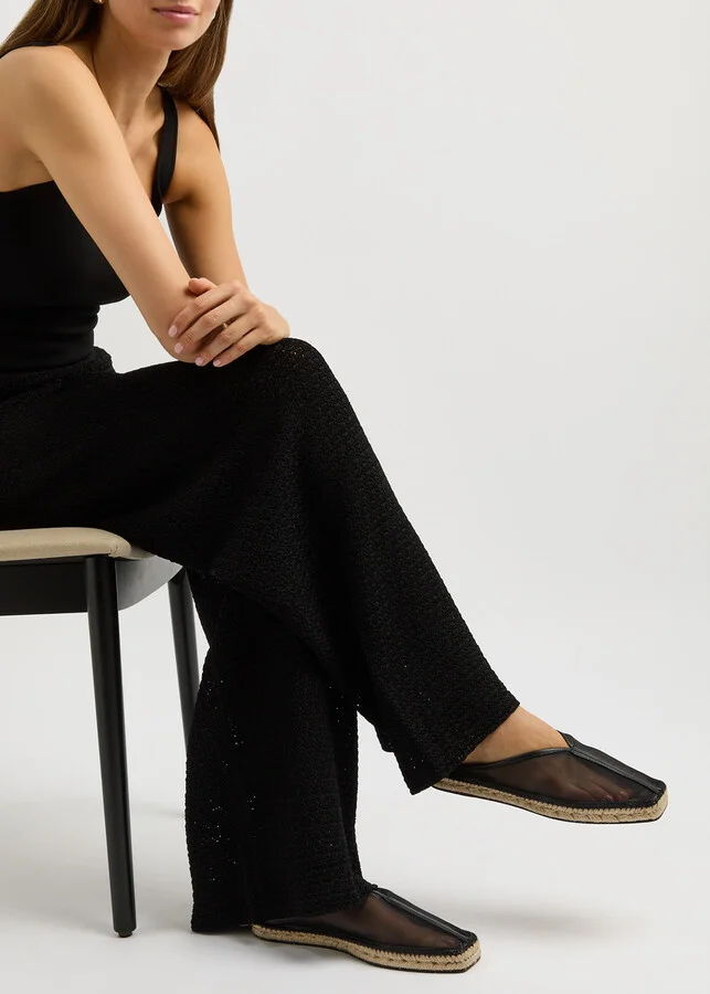 Toteme Mesh Mule Espadrilles - Image 5