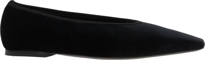 Totême Minimalist Pointed-Toe Ballerina Flats