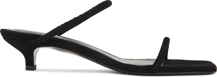 Toteme Minimalist Sandals in Black