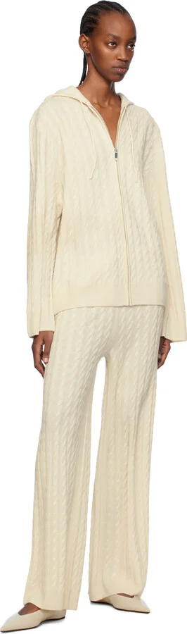 TOTEME Off-White 'The Asymmetric' Ballerina Flats - Image 5