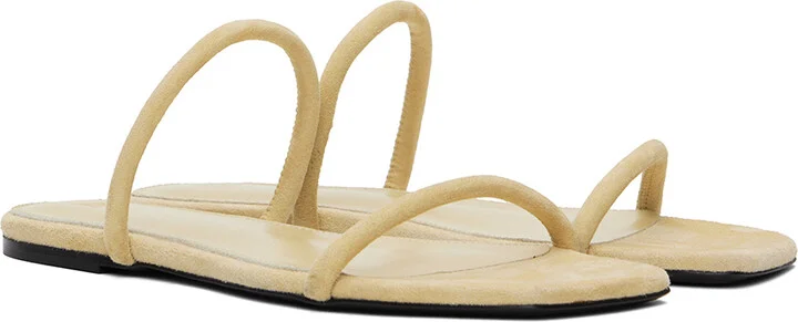 TOTEME Off-White 'The Minimalist' Slides - Image 4