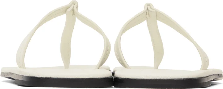 TOTEME Off-White 'The T-Strap' Sandals - Image 2