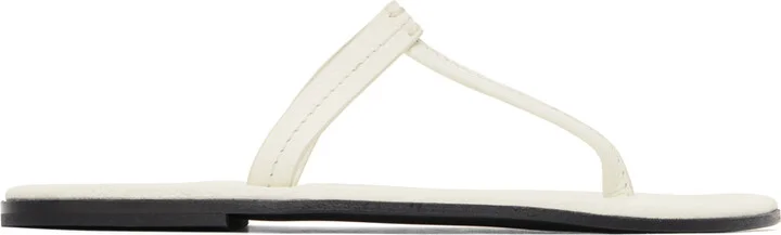 TOTEME Off-White 'The T-Strap' Sandals