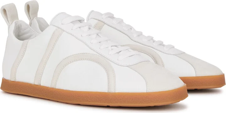 Toteme Panelled Leather Sneakers - Image 2