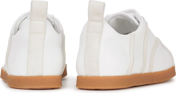 Toteme Panelled Leather Sneakers - Image 3