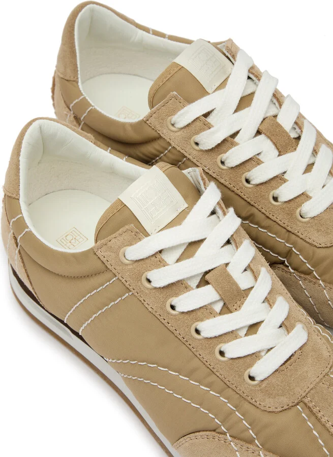 Toteme Panelled Nylon Sneakers - Image 4