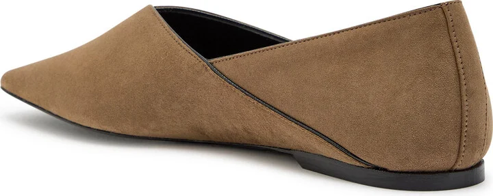 Toteme Panelled Suede Flats - Image 2