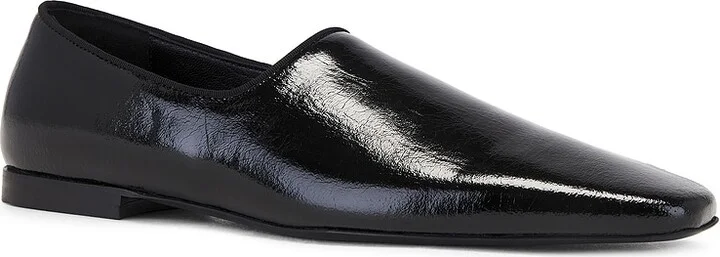 Toteme Piped Loafer in Black - Image 2