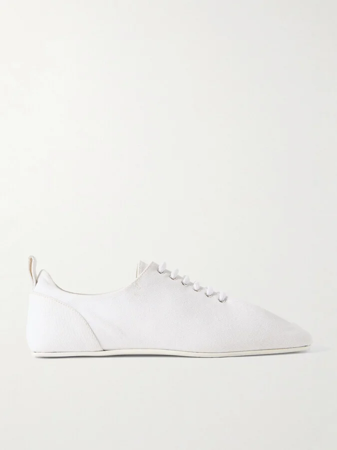 TOTEME - Recycled Cotton-twill Sneakers - White