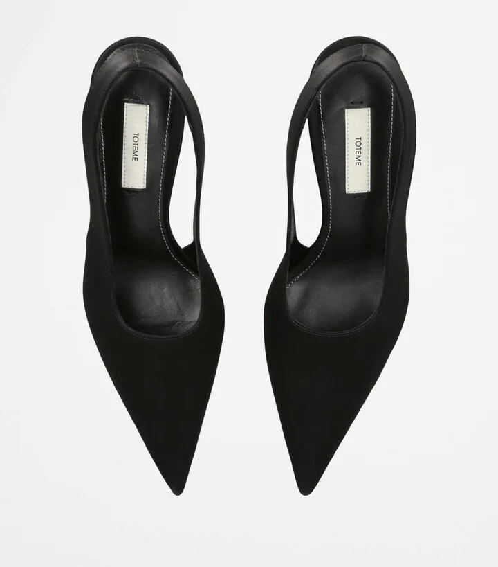 Totême Satin Classic Slingback Pumps 55 - Image 6
