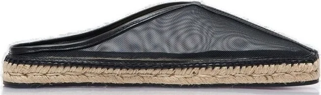 Totême Semi-Sheer Square Toe Espadrilles
