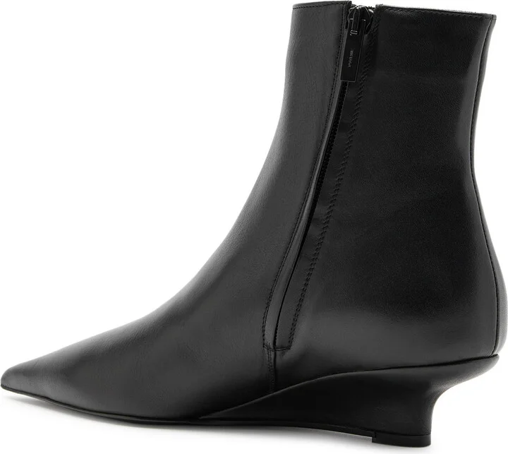 Toteme Sharp 50 Leather Ankle Boots - Image 2