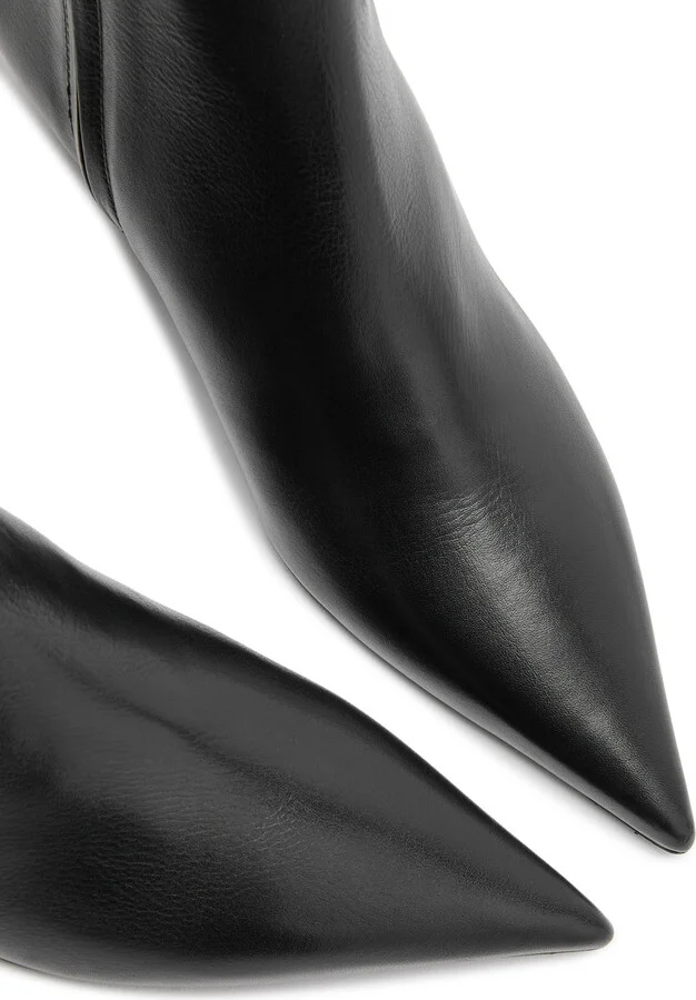 Toteme Sharp 50 Leather Ankle Boots - Image 3