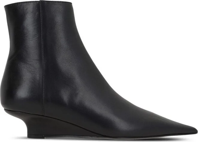 Totême Sharp Pointed-Toe Ankle Boots