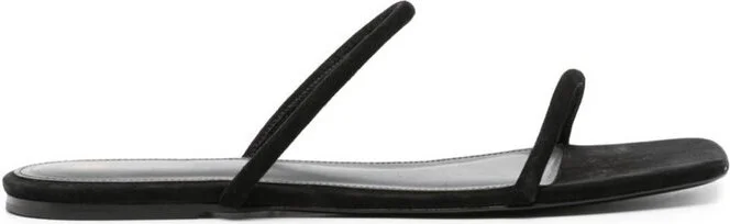 Totême Square Toe Double Strap Sandals