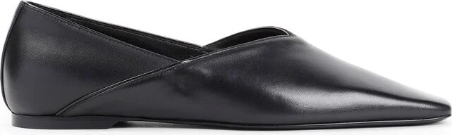 Totême Square-Toe Flat Shoes