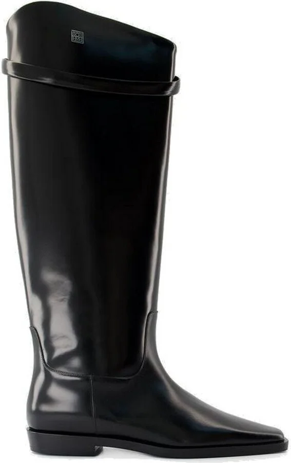 Totême Square-Toe Riding Knee-High Boots