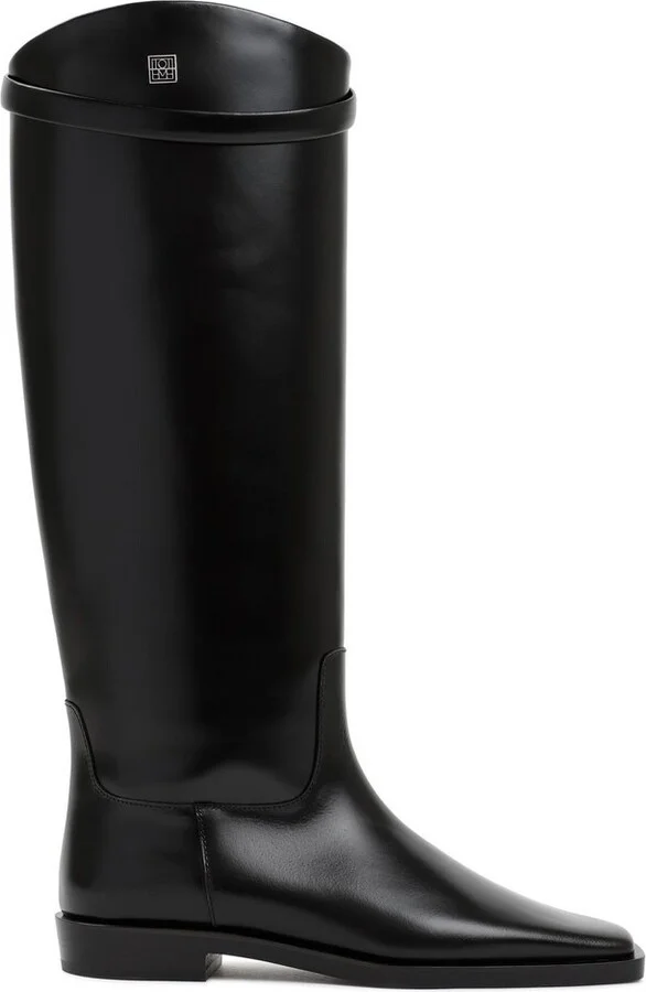Totême Square-Toe Riding Knee-High Boots